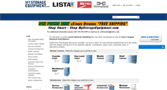 Desktop Screenshot of mystorageequipment.com